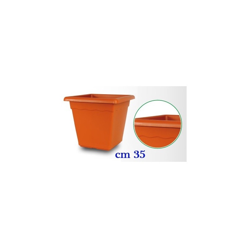 VASO VULCANO QUADRO CM 35 HOBBY&STYLE