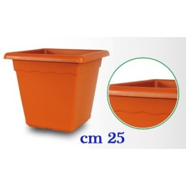 VASO VULCANO QUADRO CM 25 HOBBY&STYLE