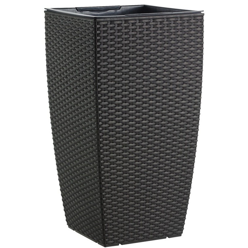 VASO COLONNA CASA MESH CM 30x30x57 MOKA