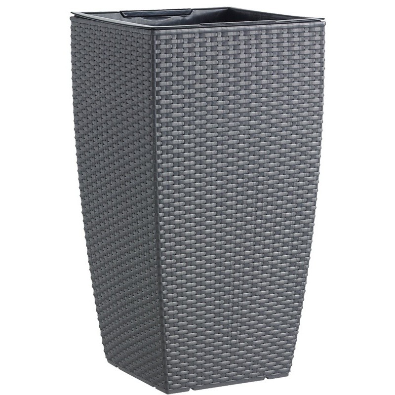 VASO COLONNA CASA MESH CM 30x30x57 GRANITO