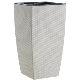 VASO COLONNA CASA MESH CM 30x30x57 BIANCO