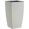 VASO COLONNA CASA MESH CM 30x30x57 BIANCO