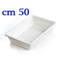 Vaschetta per alimenti bianca cm 51x34