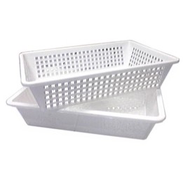Vaschetta plastica forata per alimenti cm 50x34