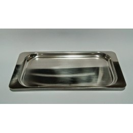 Vassoio in acciaio inox rettangolare cm 20x11