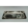 Vassoio in acciaio inox rettangolare cm 20x11