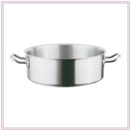 CASSERUOLA BASSA INOX ART. 2009 Lt 17 CM 45