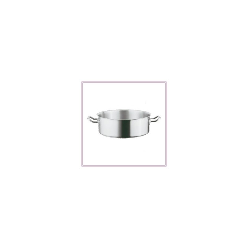 CASSERUOLA BASSA INOX ART. 2009 Lt 17 CM 45