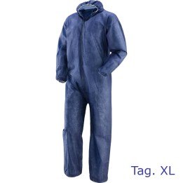 TUTA POLIPROPILENE CON CAPPUCCIO BLU TAG. XL