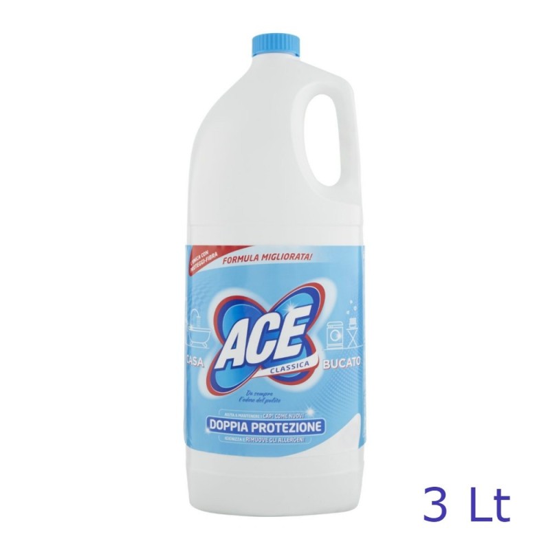 Candeggina Ace classica da 3 lt - multiuso