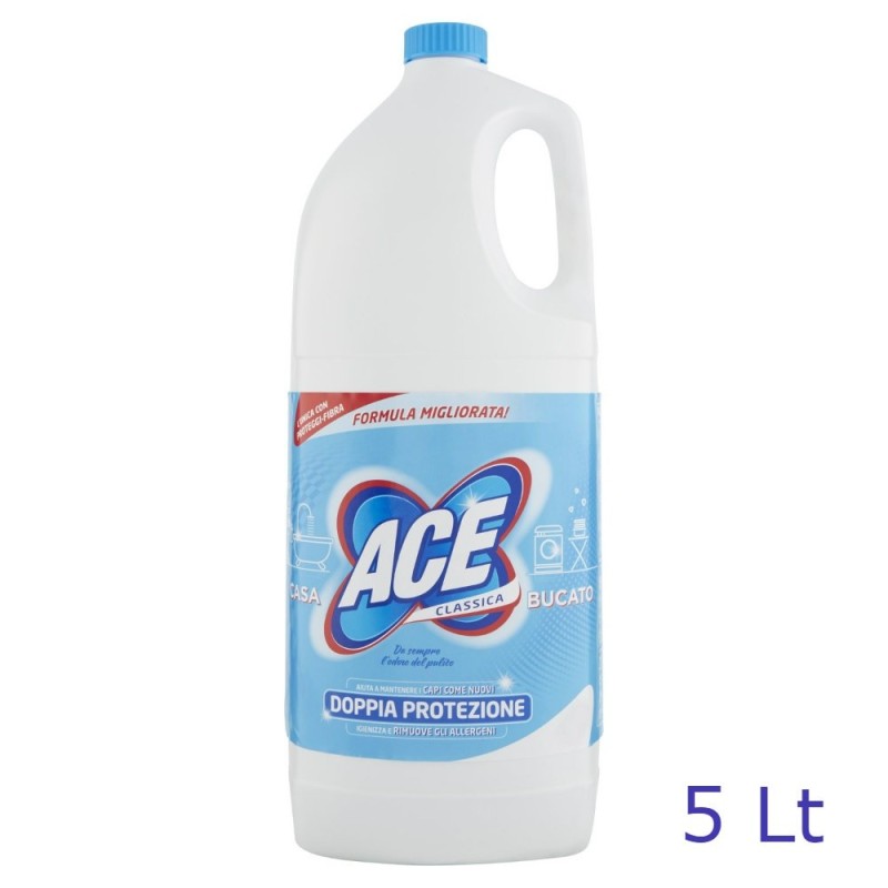 Ace Candeggina classica da 5 lt disinfettante bucato