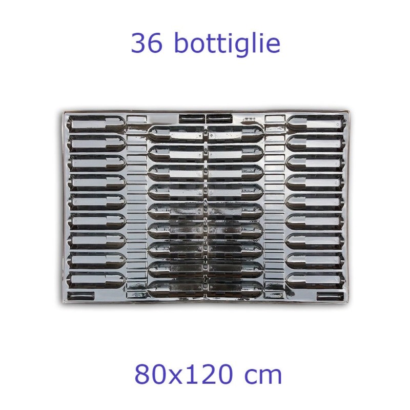 Interfalda in plastica per bottiglie vino bordolese e renana cm 80x120 EUR EPAL