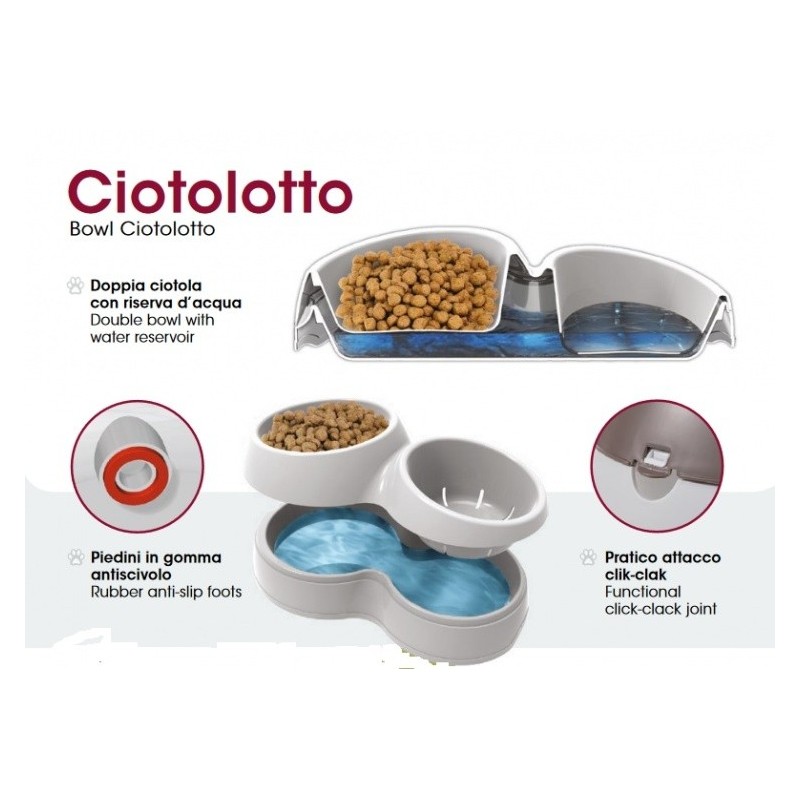 CIOTOLA DOPPIA CIOTOLOTTO MEDIUM CM 33x20