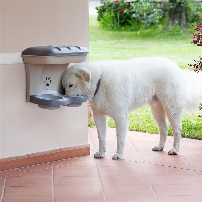 Ciotola per cane sospesa porta cibo e acqua Bama