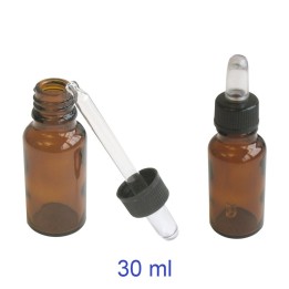 Bottiglia vetro con contagocce per propoli da 30 ml