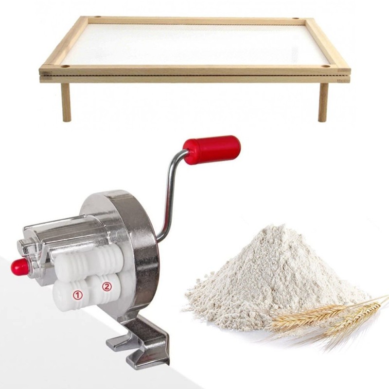 Kit macchina per cavatelli con essiccatore e farina bio