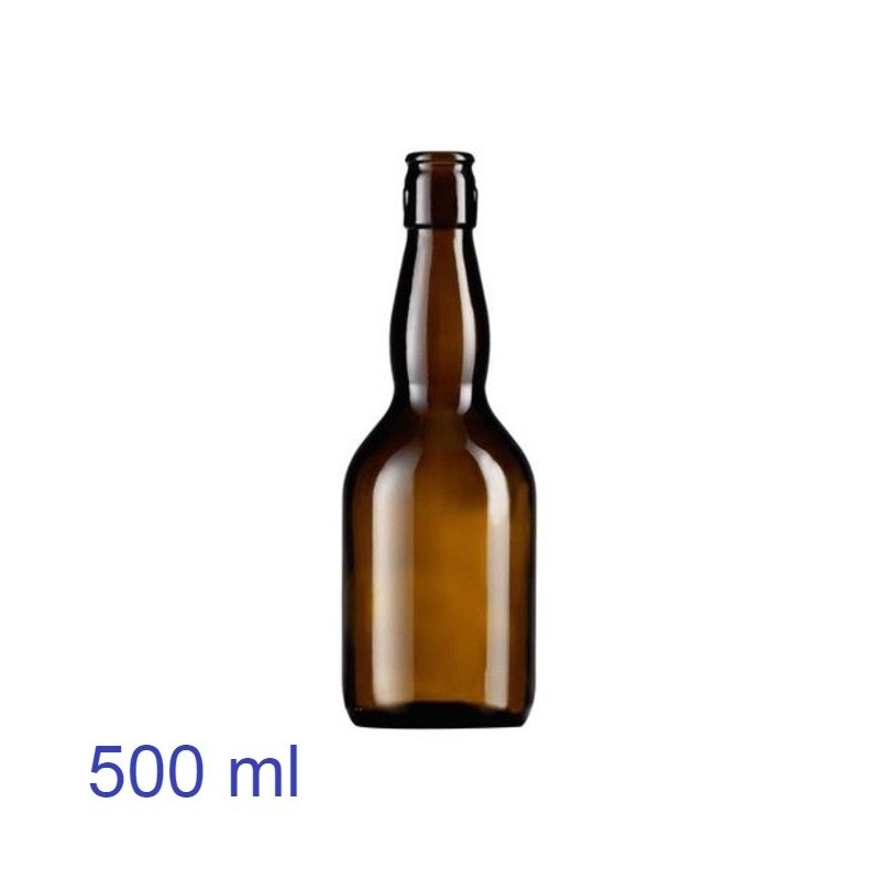 Bottiglia in vetro per birra modello Pub da 500 ml