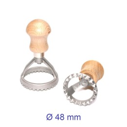 Stampo taglia forma ravioli rotondi da 48 mm