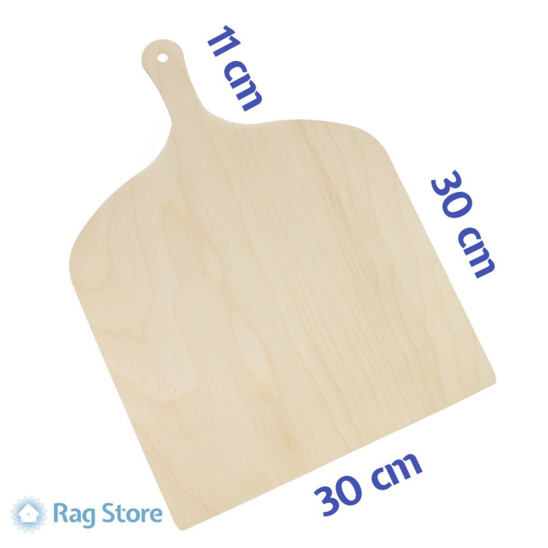 Pala prepara servi pizza realizzata in legno di betulla cm 30x30