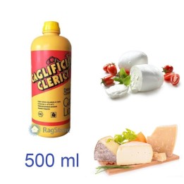 Caglio liquido Clerici per formaggio e mozzarelle da 500 ml