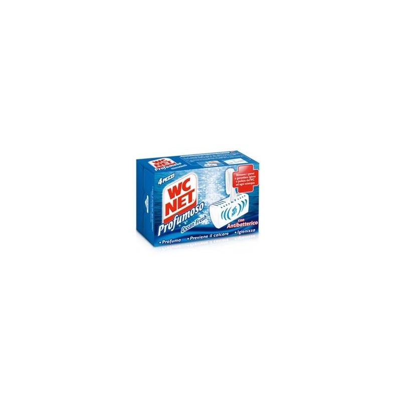 WC NET TAVOLETTA IGIENE E PROFUMO OCEAN Pz 4