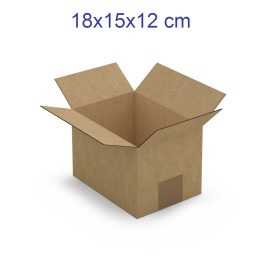SCATOLA CARTONE 1 ONDA CM 18x15x12
