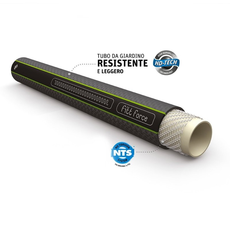 TUBO DA GIARDINO FITT FORCE 20 MT CON PISTOLA