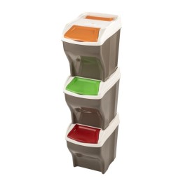 Pattumiera differenziata Poker plus 3 pezzi