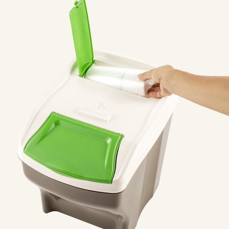 Pattumiera con porta sacco poker plus