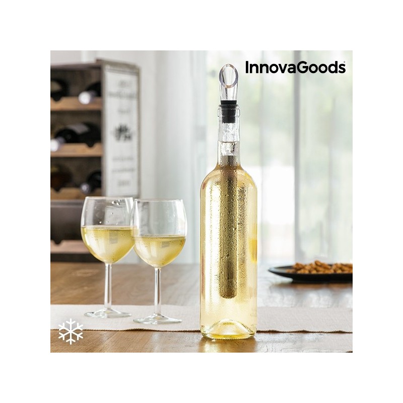 Asta refrigerante per bottiglie vino con versatore