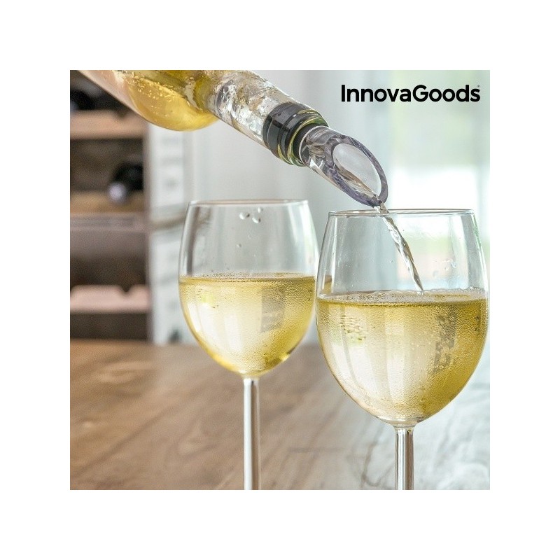 Versatore con refrigerante per vino e bibite