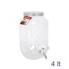Barattolo dispenser in PET con rubientto da 4 Lt
