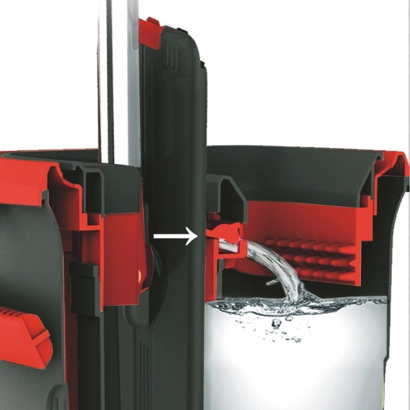 Lava pavimenti verticale Black Mop microfibra Superfive