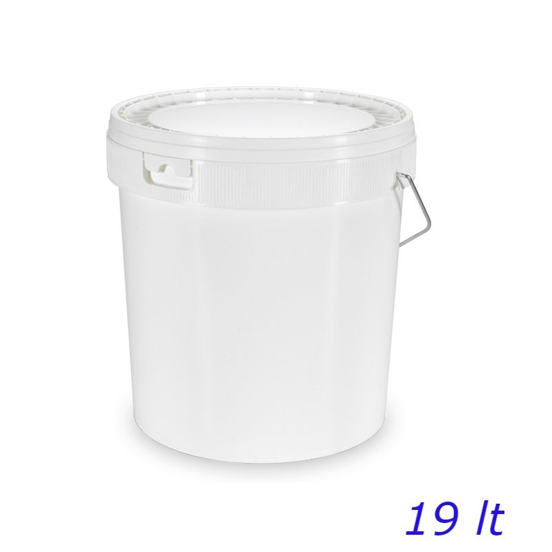 Secchio per miele e alimenti da 19 lt - Bianco