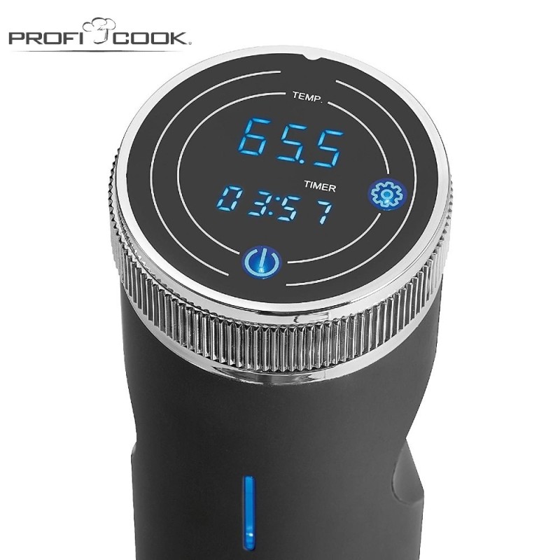 Display touch del bollitore per cottura a bassa temperatura Profi cook