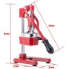 Spremi agrumi da banco  realizzato in ghisa colore rosso