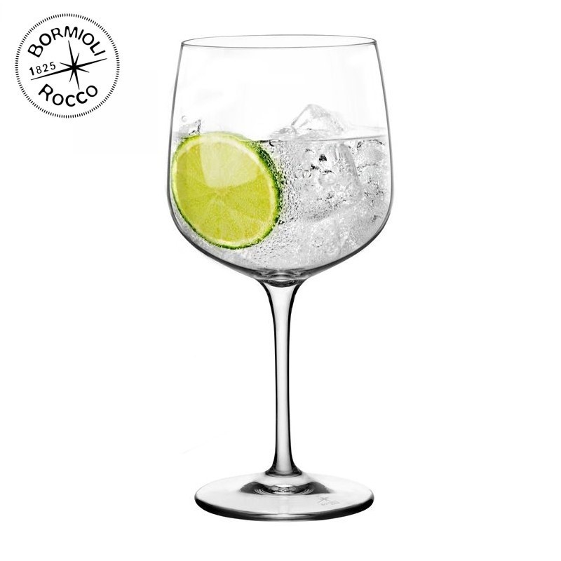 Bicchieri in vetro a calice per cocktail mojito - 6 pz