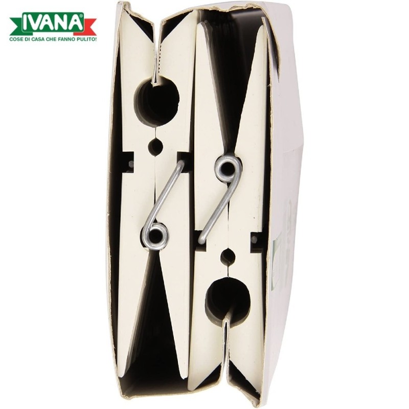 20 mollette ferma bucato super resistenti Ivana