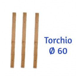Doghe di ricambio per torchio da 60 cm in legno di faggio