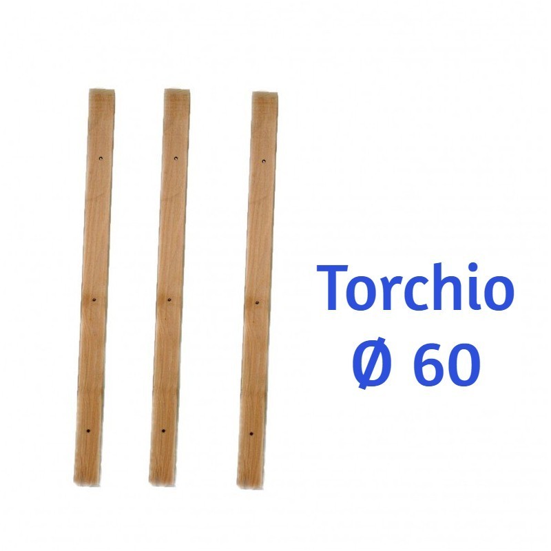 Doghe di ricambio per torchio da 60 cm in legno di faggio