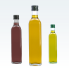 Bottiglia marasca trasparente per olio aceto liquore