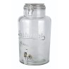 Contenitore in vetro con rubinetto per aperitivi e acqua da 8 lt