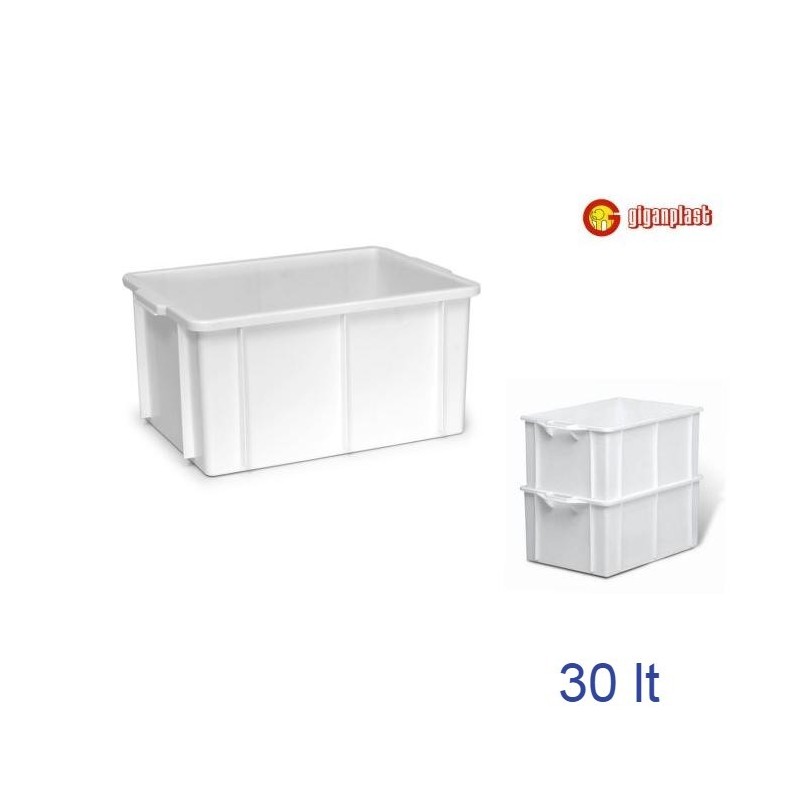 CASSETTA BOX SOVRAPPONIBILE CM 45x35x25 Lt 30