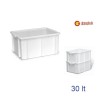 CASSETTA BOX SOVRAPPONIBILE CM 45x35x25 Lt 30