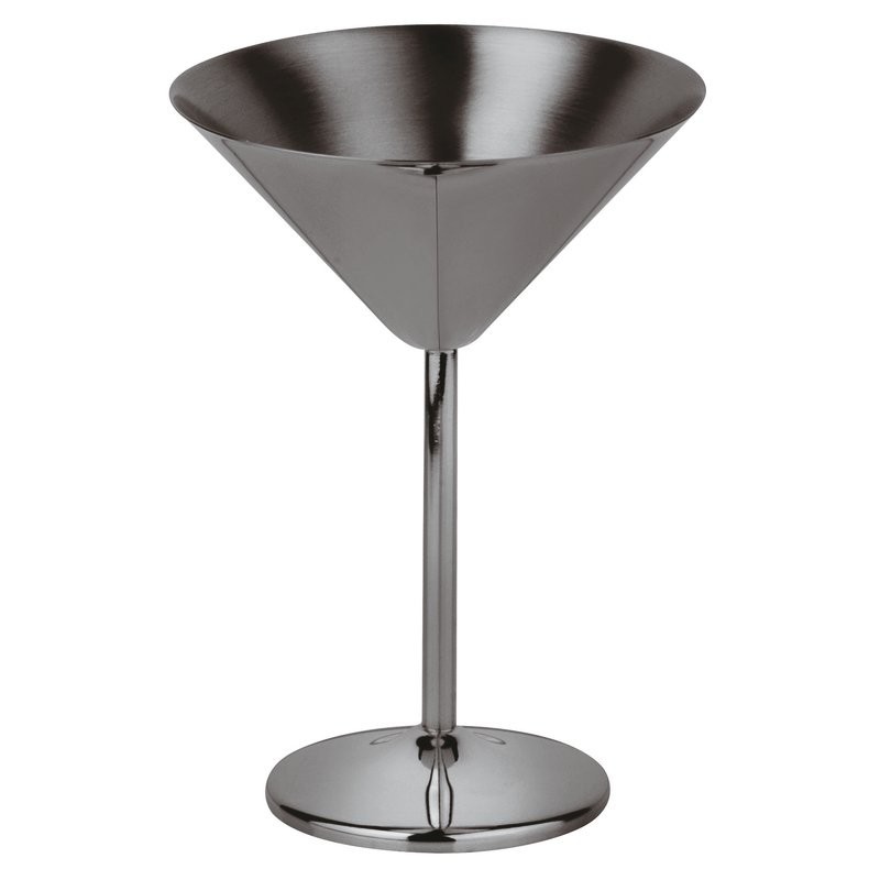 Bicchiere coppa Martini inox 240 ml - Canna di Fucile