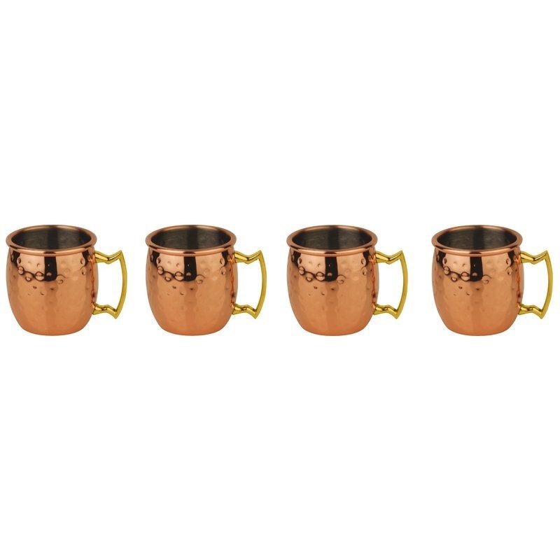 Mini tazza moscow mule acciaio rame 60 ml