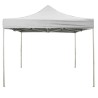 Gazebo professionale richiudibile 3x3 m pieghevole telo bianco