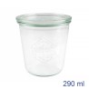 Vasetto Weck con coperchio vetro per vaso cottura 290 ml - 6 pezzi