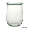 Barattolo vetro Weck con coperchio da 1 kg per vaso cottura