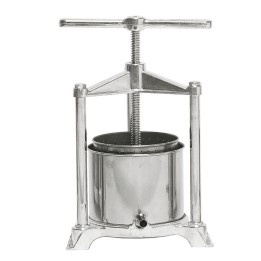 Torchietto premi tutto in alluminio con cestello acciaio inox cm 14